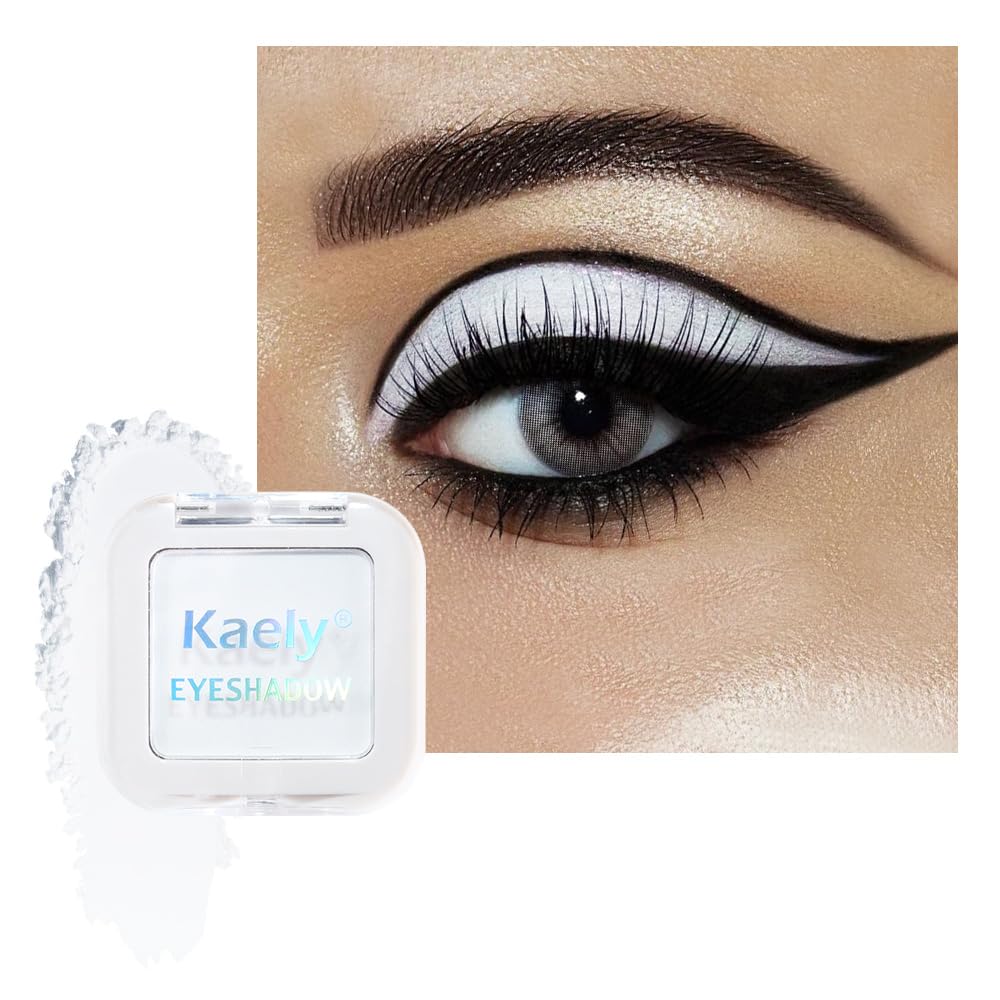 Kaely Pressed Single Eyeshadow Makeup, Taupe Matte Highly Pigmented Monochrome Eye Shadow Palette, Waterproof Neutral Powde Mini Eyeshadow, sombras para ojos, Lightweight Blendable, 05