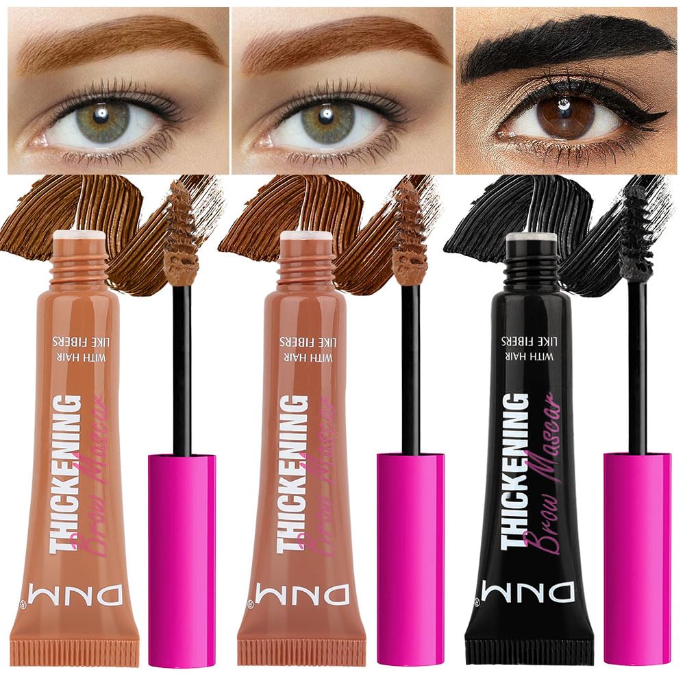 Tinted Thickening Brow Mascara,Brow Fast Sculpt,Waterproof, Transfer-proof, Brush to Fill in Eyebrows and Cover Gray Hairs - Cruelty Free - Light Medium Brown (1pc 05 Cool Ash Brown)