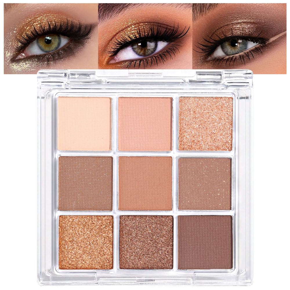 evpct 9 Colors Black Smokey Grey Gray Silver Glitter Shimmer Eye Shadow Makeup Palette Highly Pigmented Black Glitter Eyeshadow Makeup Palette sombra negra para ojos para ojos brillantes