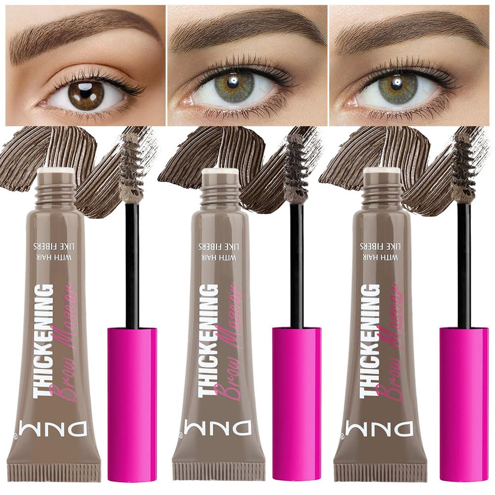 Tinted Thickening Brow Mascara,Brow Fast Sculpt,Waterproof, Transfer-proof, Brush to Fill in Eyebrows and Cover Gray Hairs - Cruelty Free - Light Medium Brown (1pc 05 Cool Ash Brown)